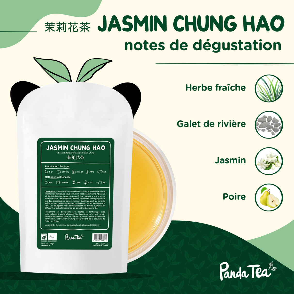Jasmin Chung Hao Bio & Boîte Washi n°2