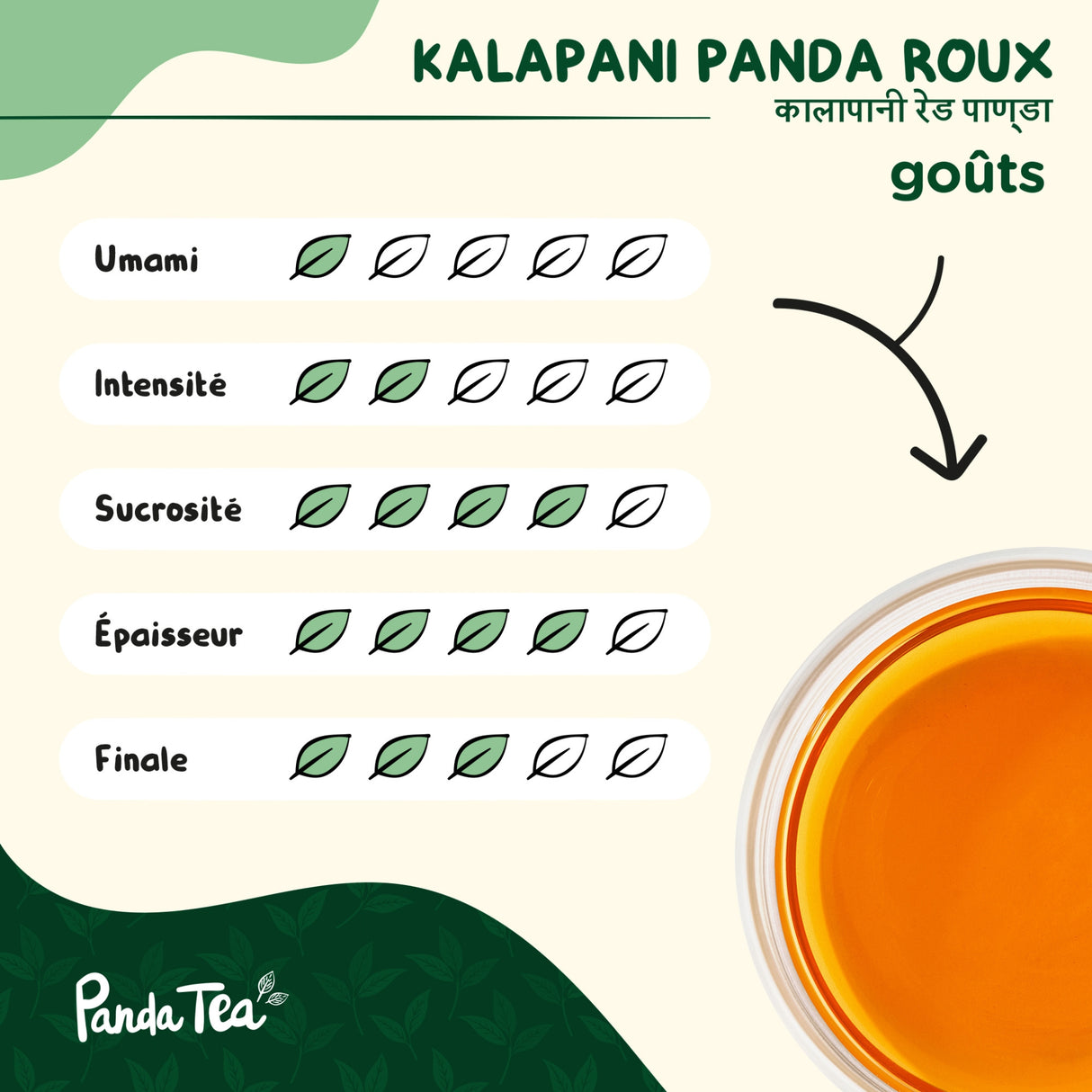 Kalapani Panda Roux Bio & Boîte Washi n°9