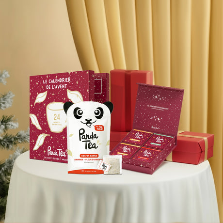 Calendrier de l'Avent 24 sachets, Coffret de Noël 20 sachets et Thé de Noël