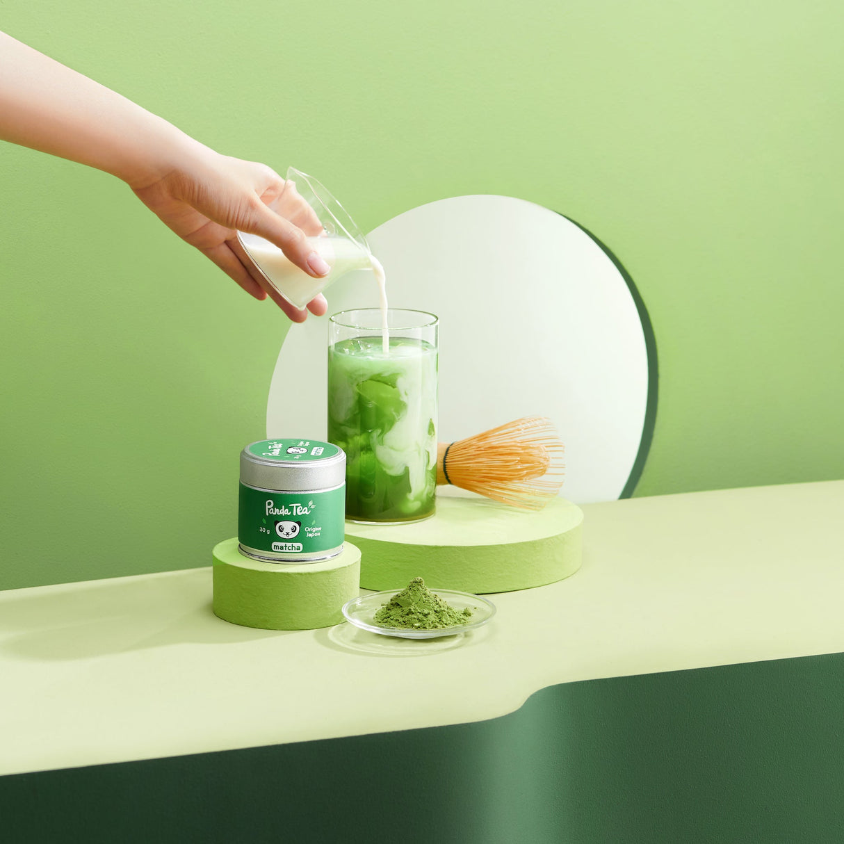 Fouet à Matcha en Bambou