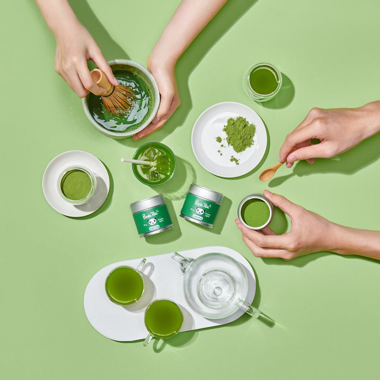 Fouet à Matcha en Bambou