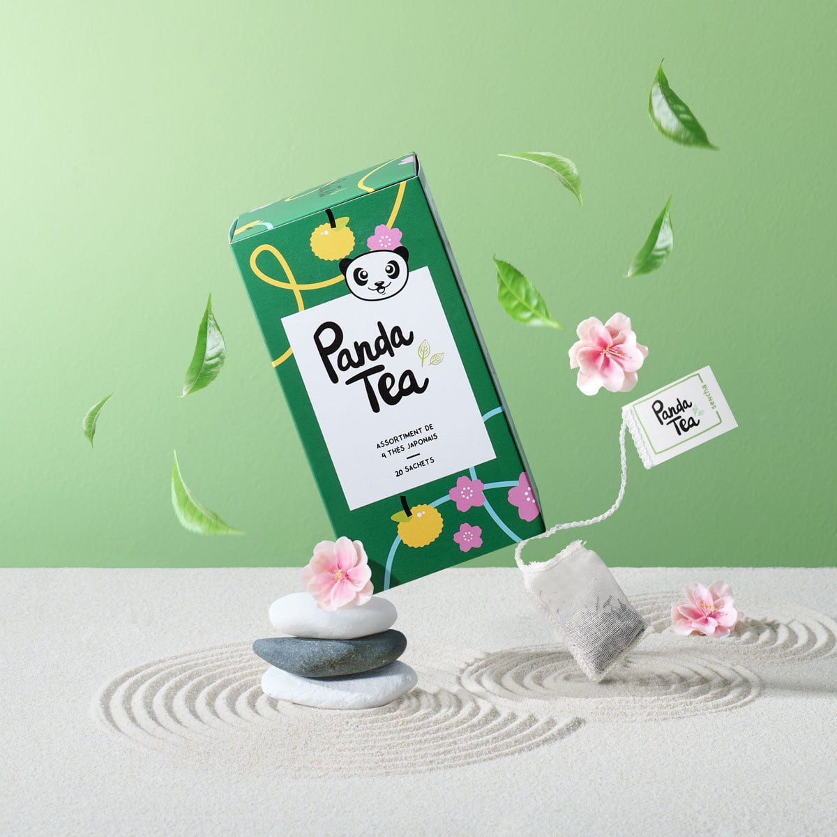 Coffret Thés Japonais - 4 thés verts d'exception - Panda Tea