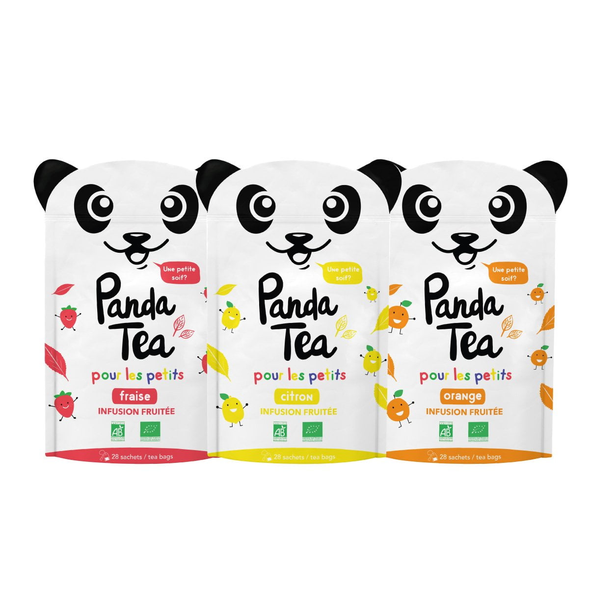 Panda Tea  Pack Panda Tea pour les petits (3 X 28 sachets)