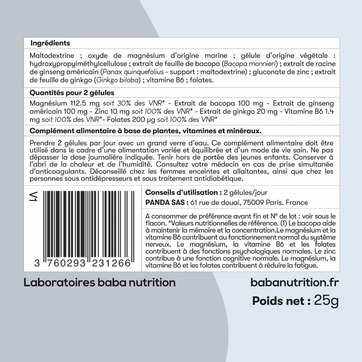 Mémoire & Concentration