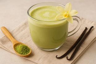 Matcha vanille, le latte délicat et réconfortant