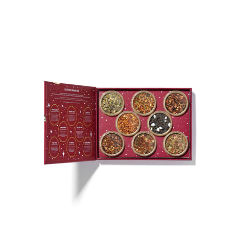 Coffret Enchan-thé - 8 boîtes de thés et infusions de Noël en vrac