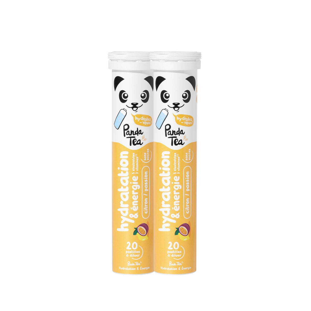 Pastilles Hydratation & Énergie - Citron-Passion