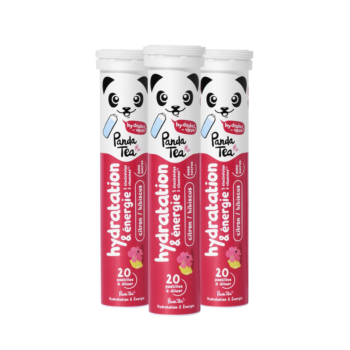Pastilles Hydratation & Énergie - Hibiscus-Citron