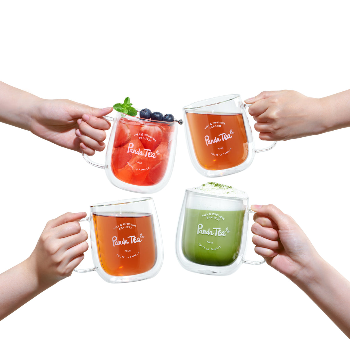 Tasse en Verre à Double Paroi - 350 mL