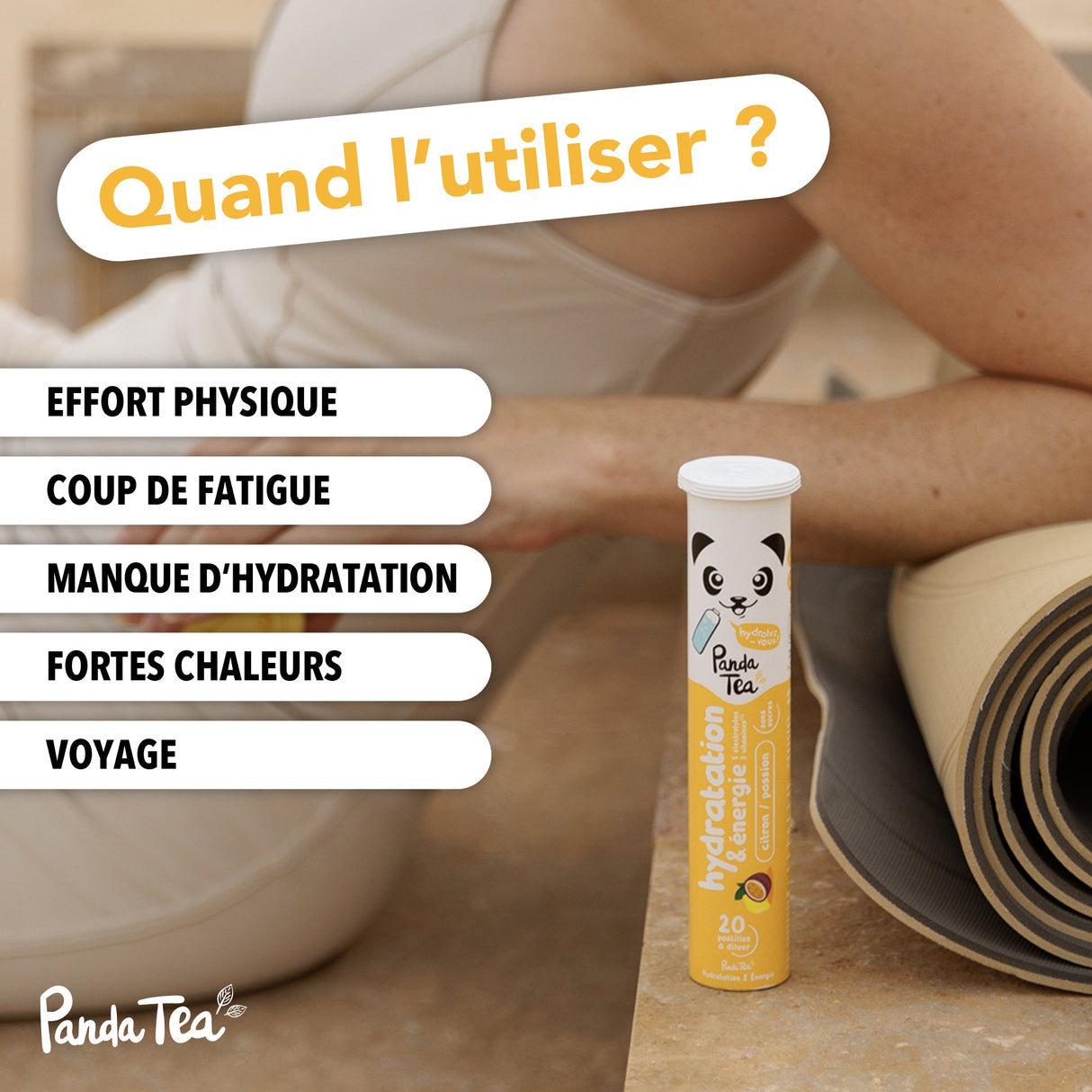 Pastilles Hydratation & Énergie - Citron-Passion