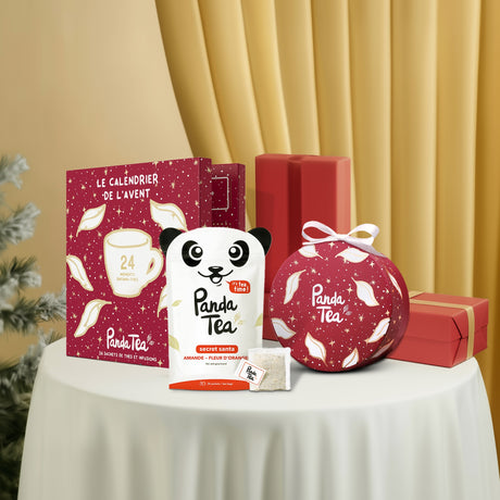 Calendrier de l'avent 24 sachets, Roue enchan-thé 36 sachets & Thé de Noël