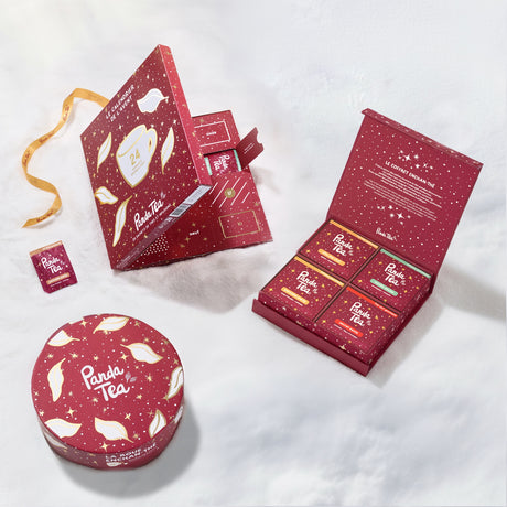 Calendrier de l'Avent, Coffret 20 Sachets & Roue Enchan-thé 36 sachets