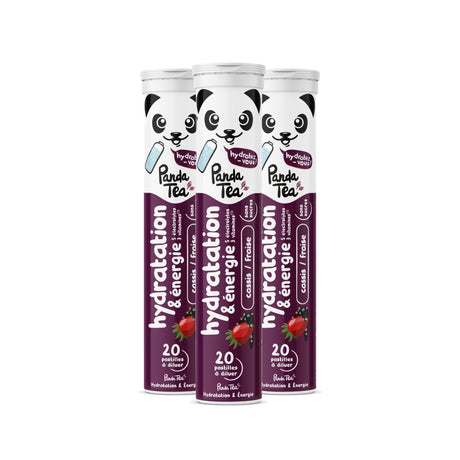 Pastilles Hydratation & Énergie - Cassis-Fraise