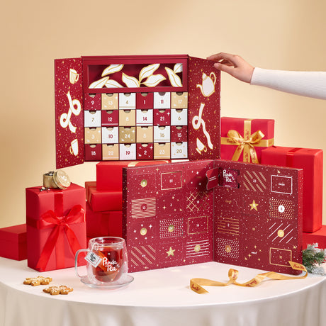 Calendrier 24 Boîtes de thés et infusions en vrac & Calendrier 24 sachets