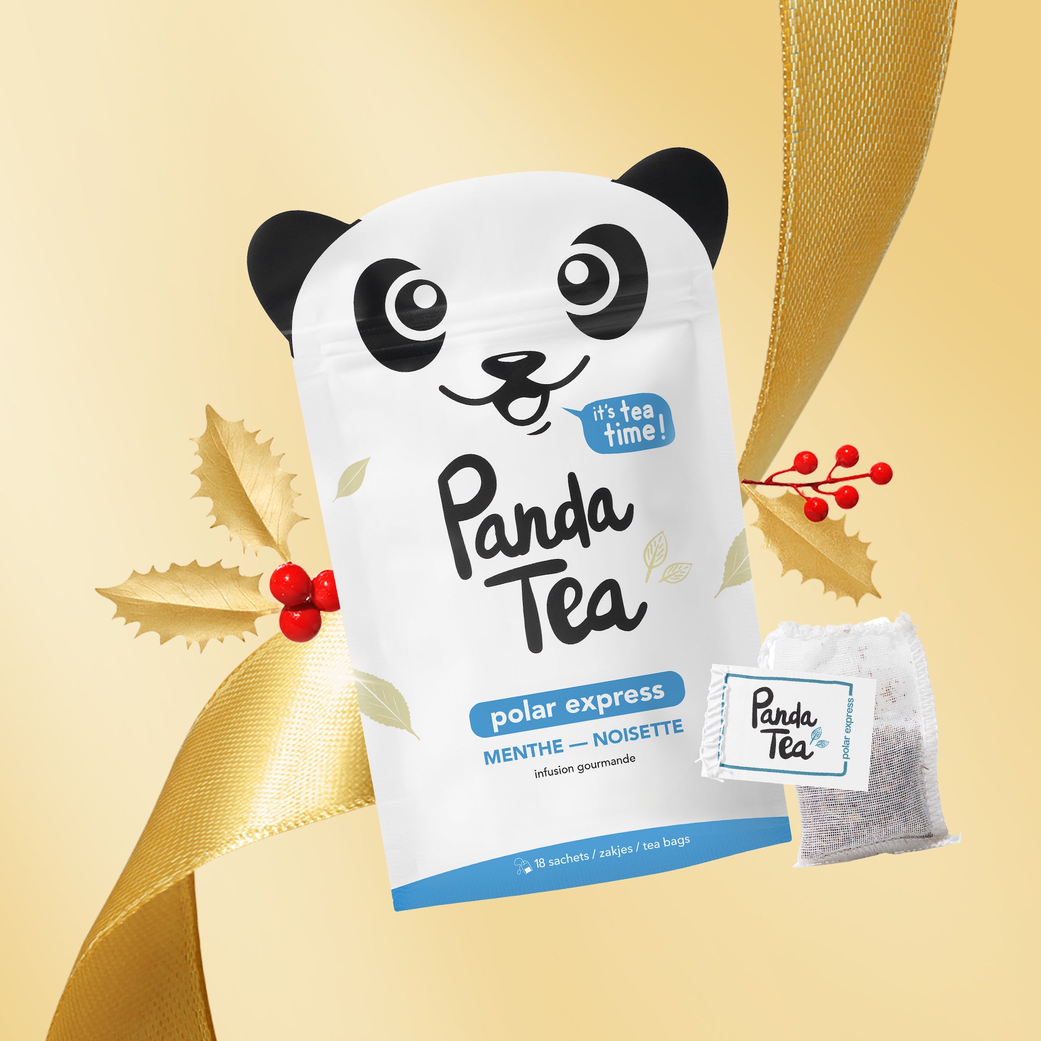 Polar Express - Thé gourmand à la menthe et cacao - Panda Tea