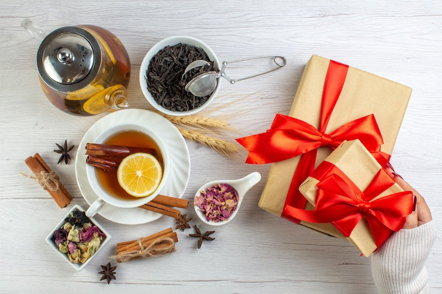 Coffret de Noël : cadeaux de thés, rooïbos et infusion à offrir