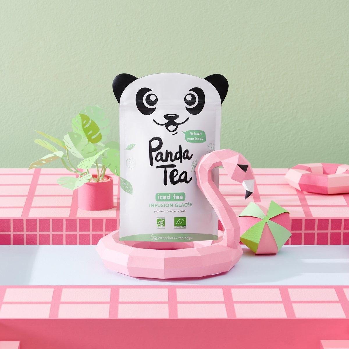 Iced Tea Detox - Thé glacé menthe - Panda Tea