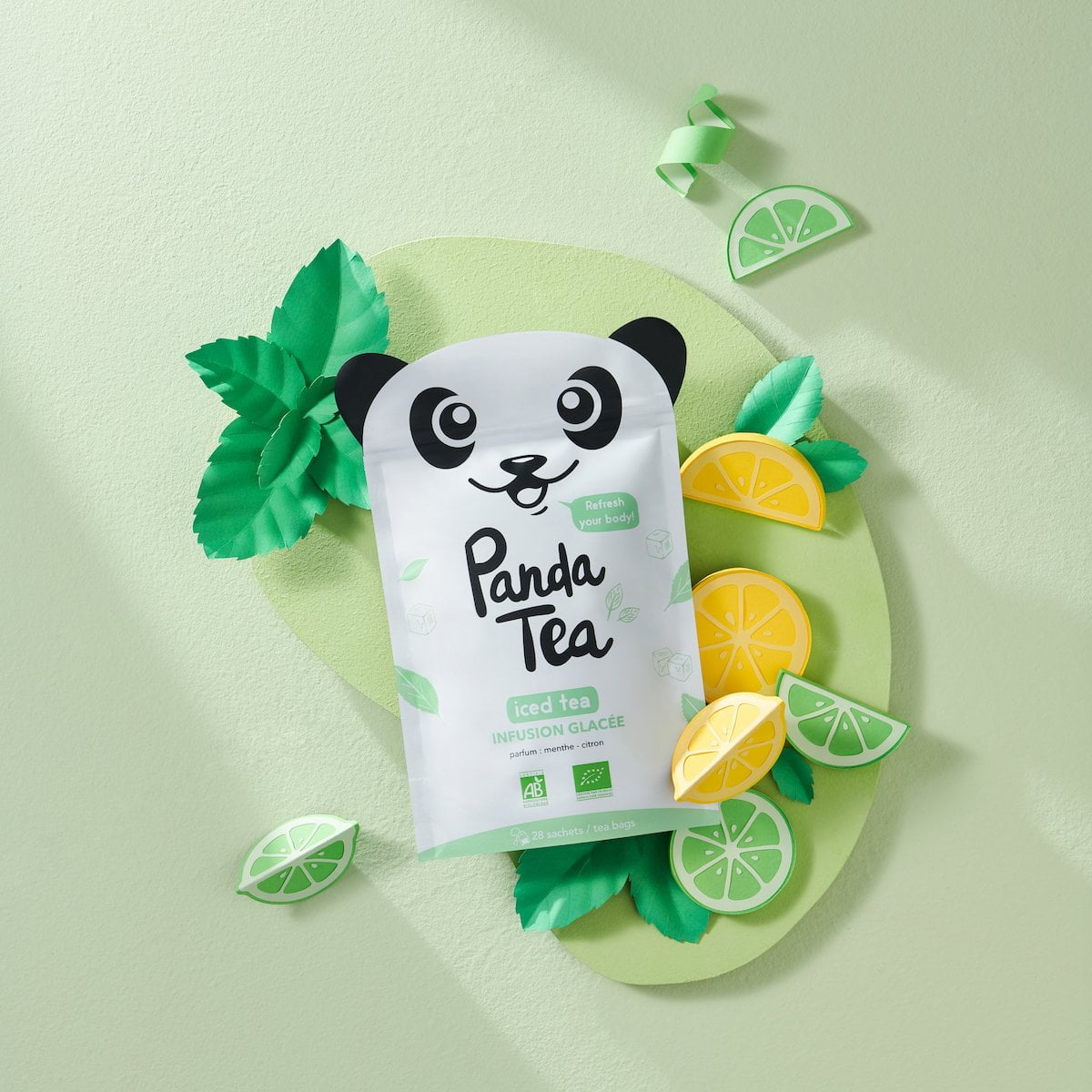 Iced Tea Detox - Thé glacé menthe - Panda Tea