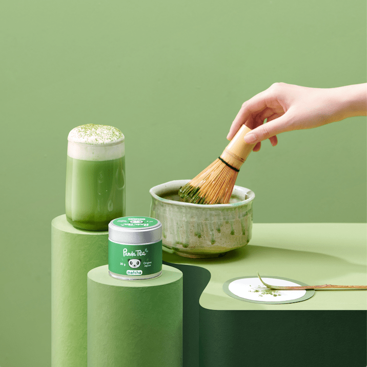 Thé Matcha cérémonie bio Panda Tea - thé vert matcha