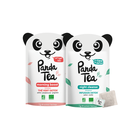 Cure digestion & intestins 28 jours - Infusion & gélules - Panda Tea