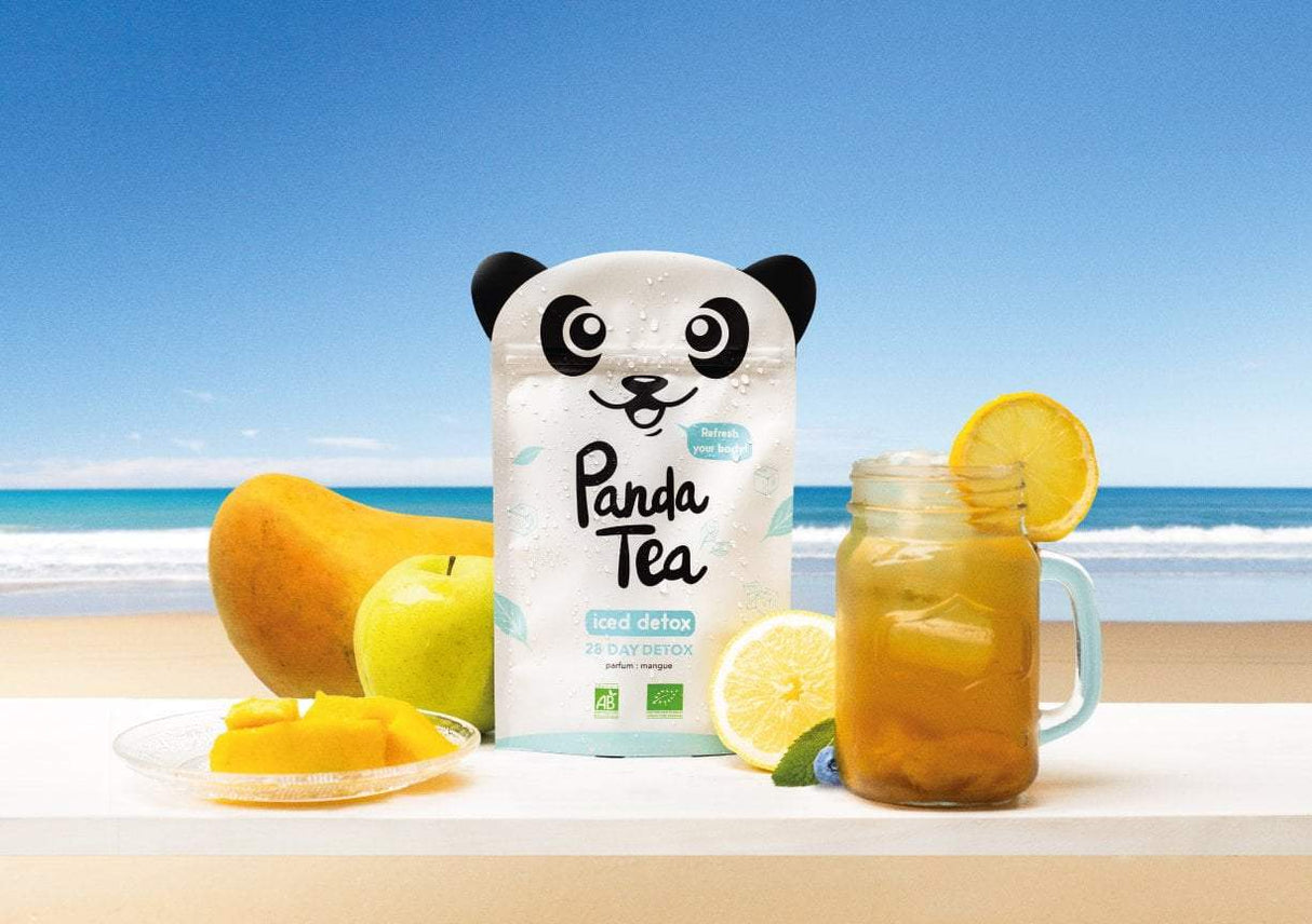Panda Tea Iced Tea Pêche, 28 sachets
