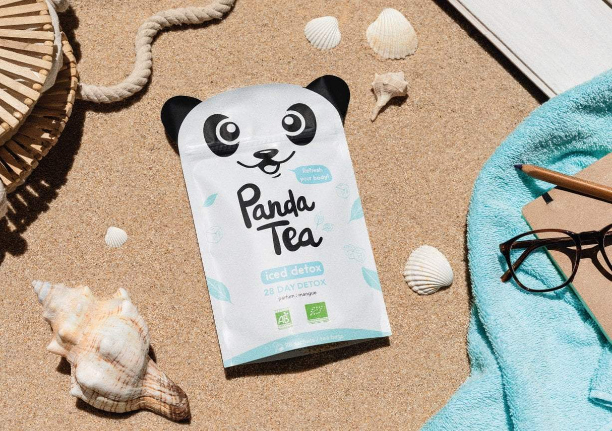 PANDA TEA ICED TEA DETOX fruits rouges 28 Sachets - La Pharmacie