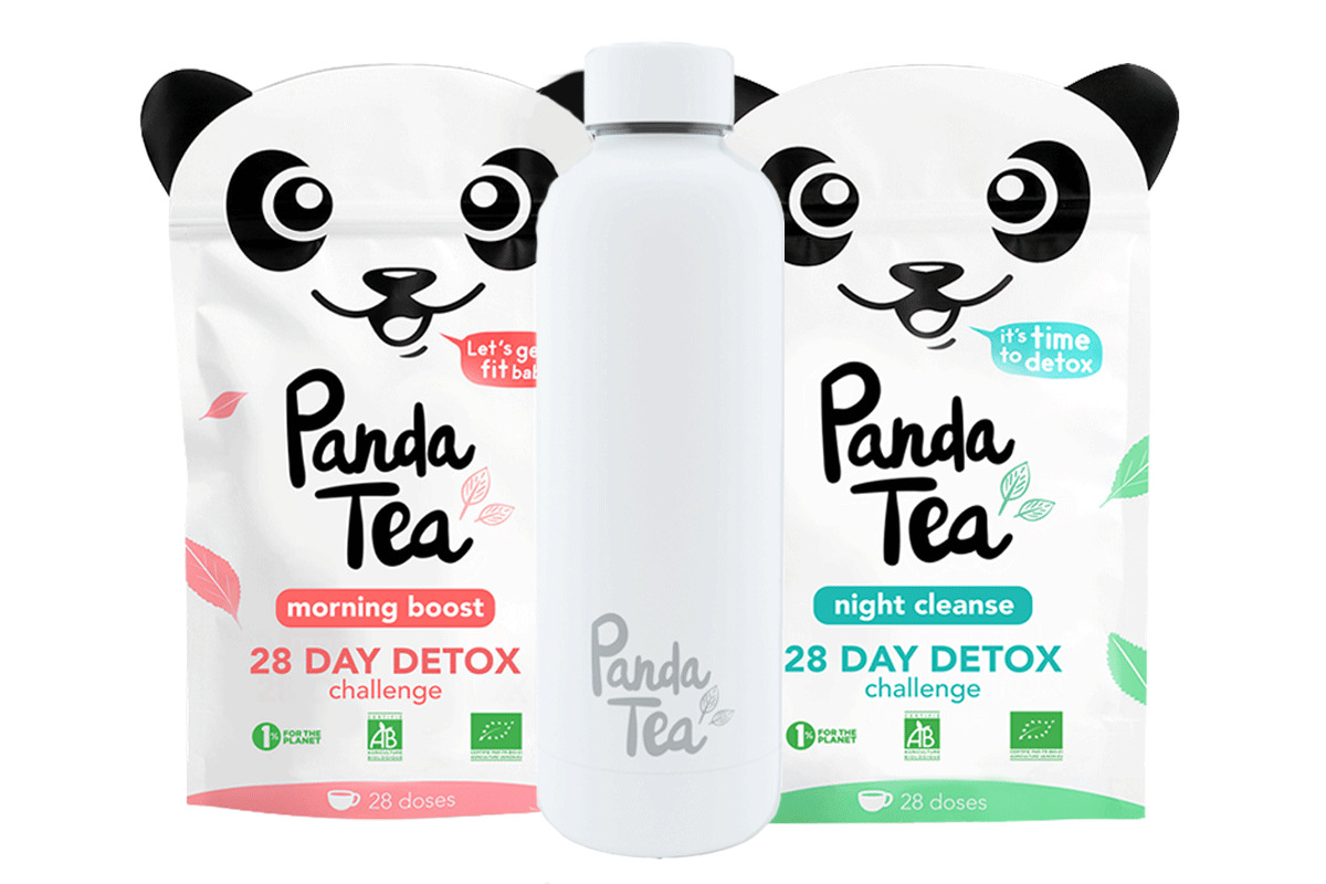 Panda Tea thé detox cure minceur biologique - challenge 28 jours